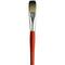 Connoisseur&#xAE; Synthetic Mongoose Long Handle Flat Brush